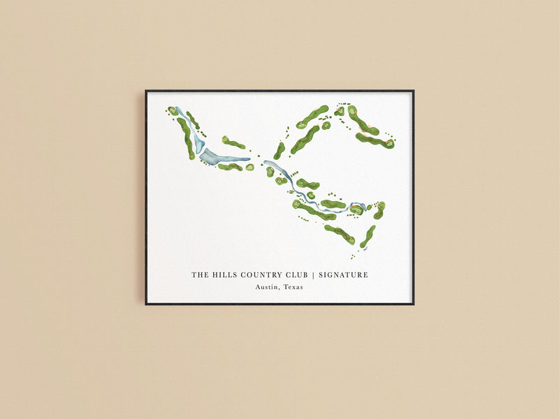 The Hills Country Club Print - Signature Course