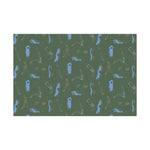 On the Green Gift Wrap Paper - Green