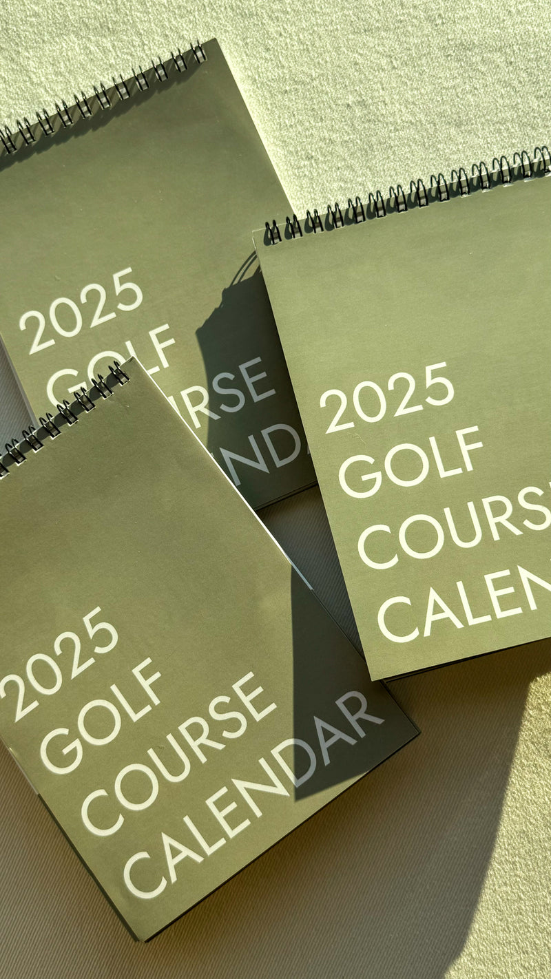 2025 Golf Course Calendar