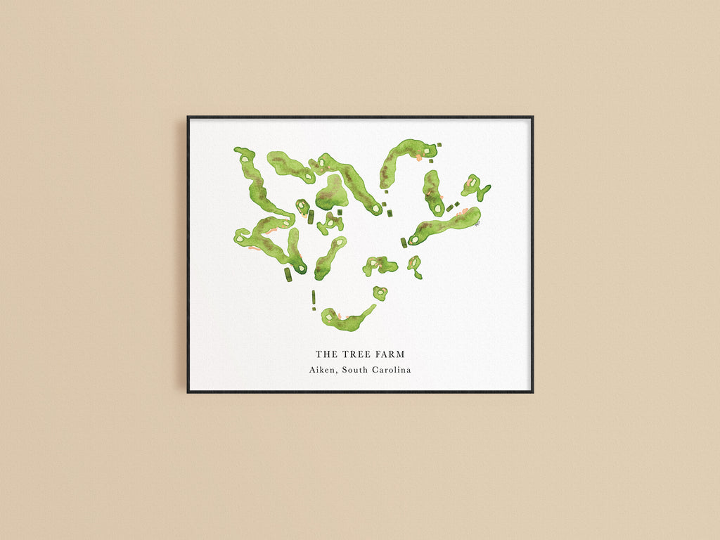 The Tree Farm Golf Print