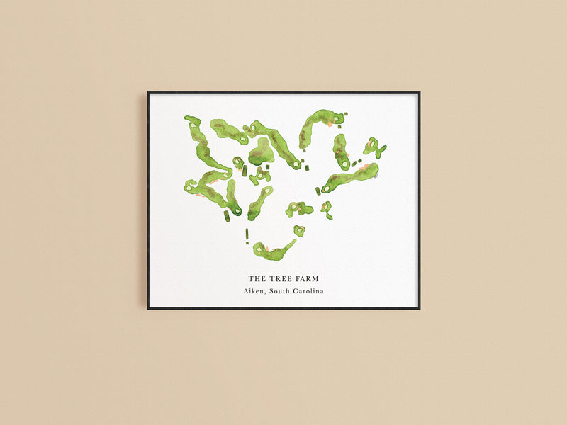 The Tree Farm Golf Print