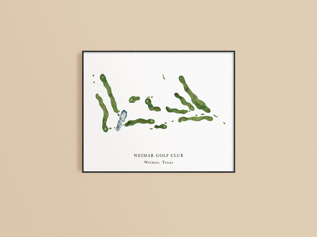 Weimar Golf Club Print