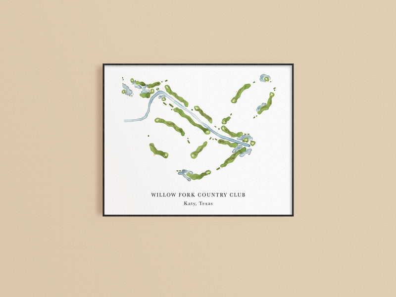 Willow Fork Country Club Golf Print