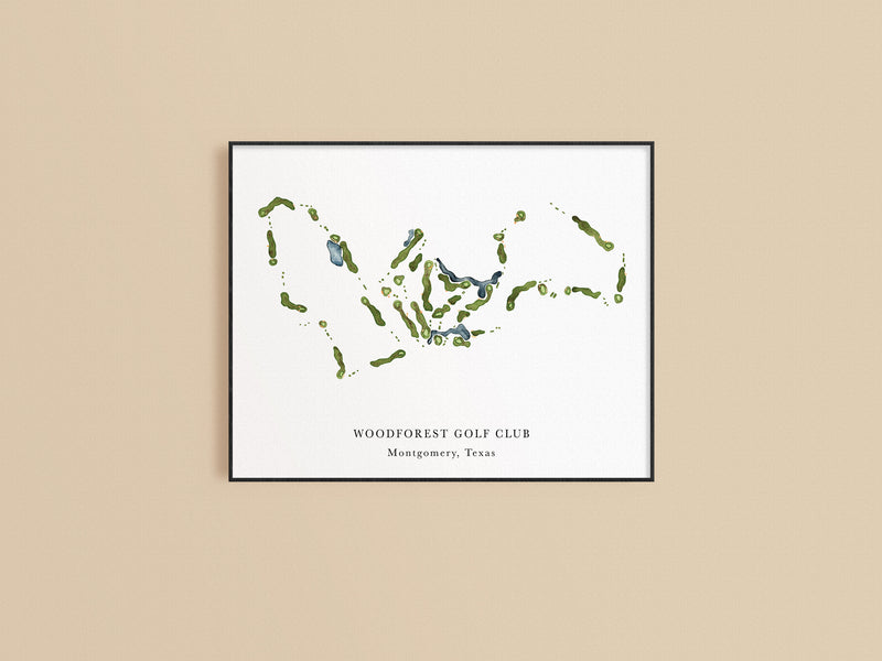 Woodforest Golf Club Print