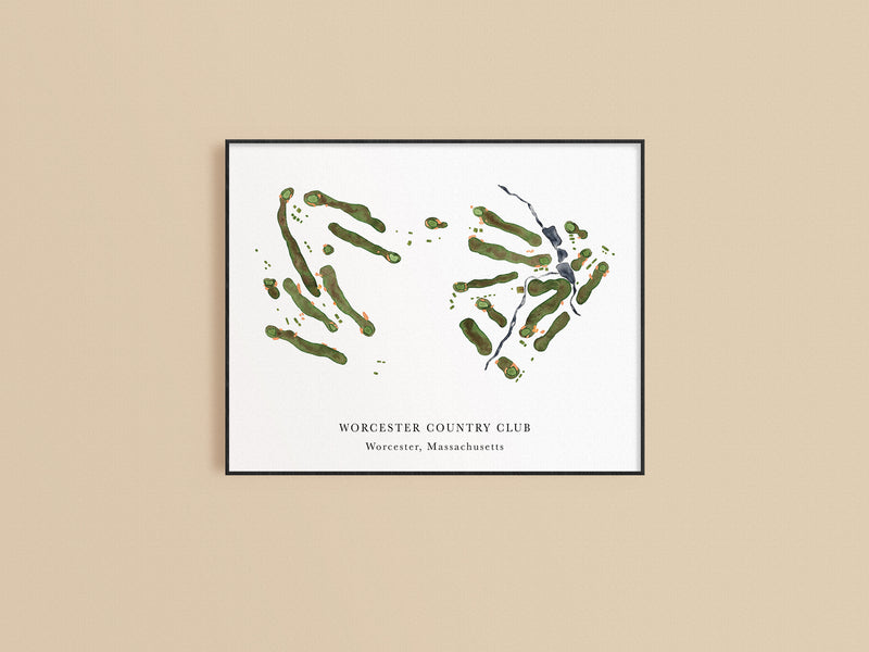 Worcester Country Club Golf Print