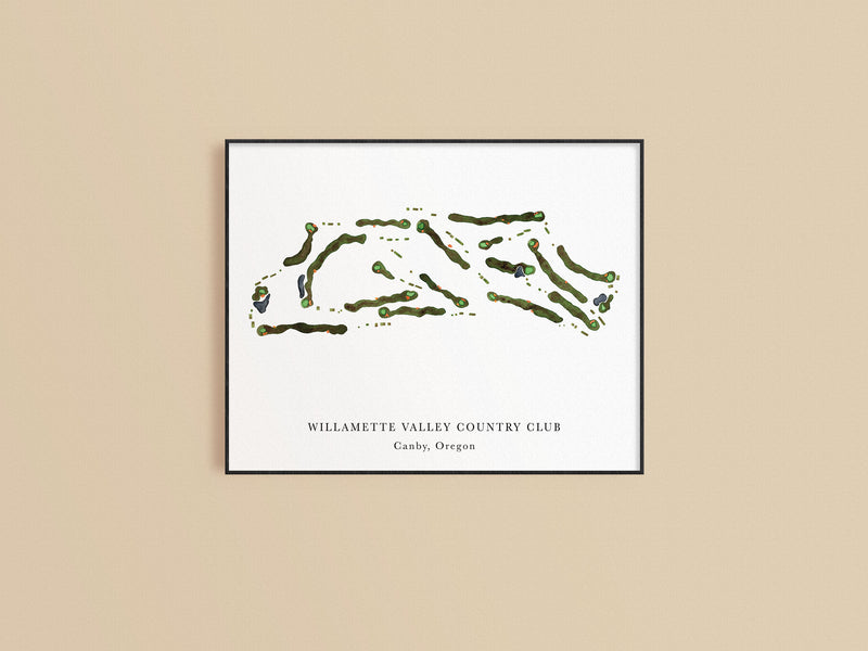 Willamette Valley Country Club Golf Print
