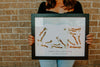 Breckenridge Mountain Map Print