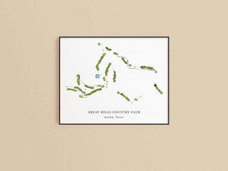 Great Hills Country Club Golf Print