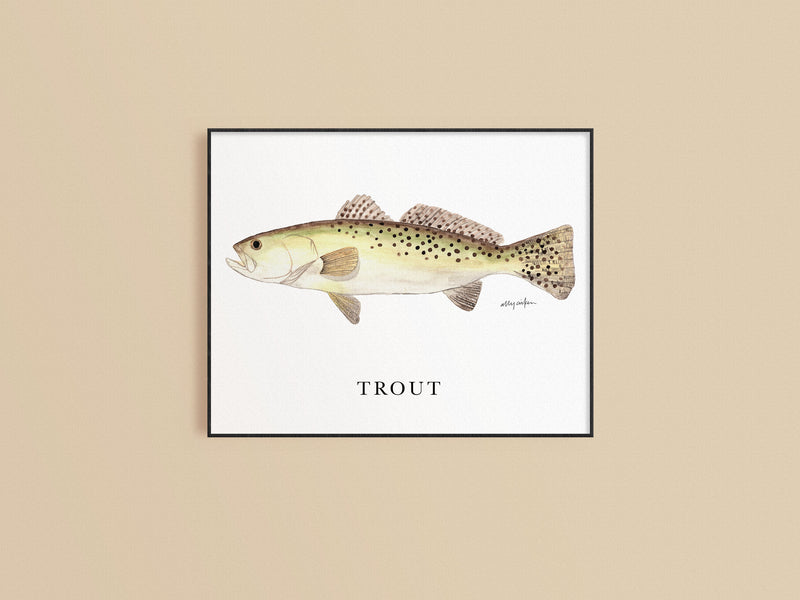 Trout Print